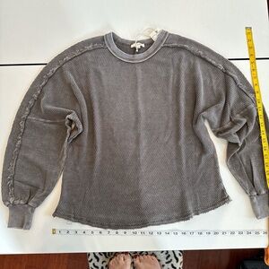 Easel Charcoal Gray Women's Sweater
